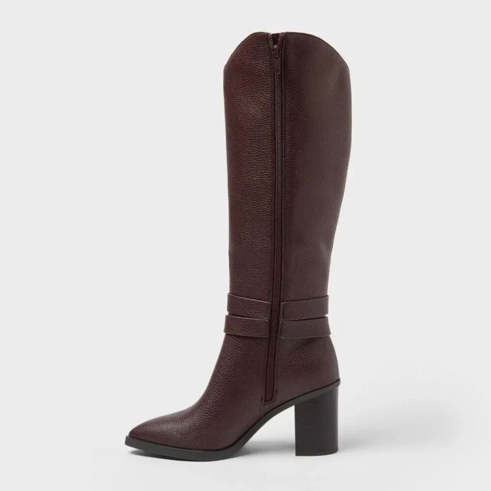 a new day burgundy faux